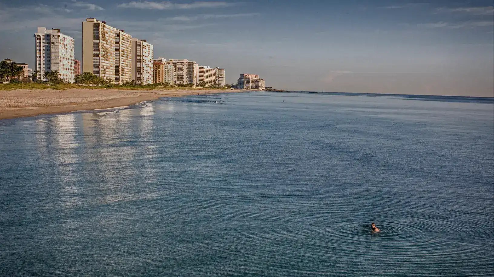 A view of Deerfield Beach, Florida